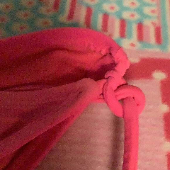 OP bikini bottom string hot pink buttery material size Med great condition - Picture 9 of 9